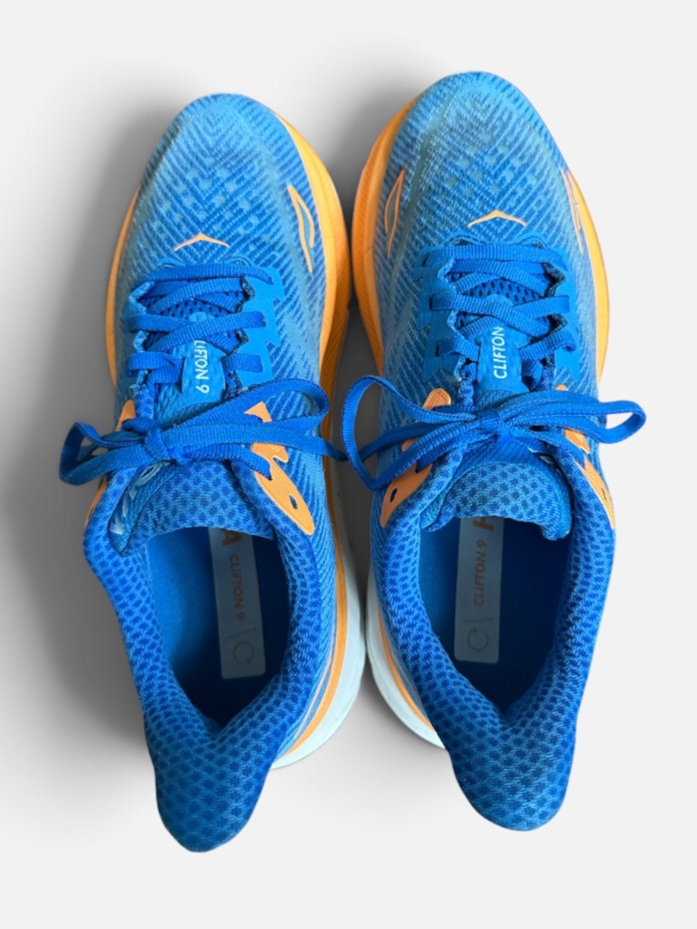 HOKA Clifton 9 Running Shoes Unisex Mens 7.5/womens 9 in Coastal Sky/All Aboard - Picture 8 of 10